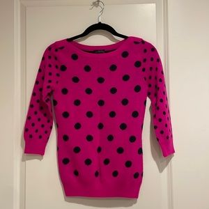 The Limited Polka Dot Sweater